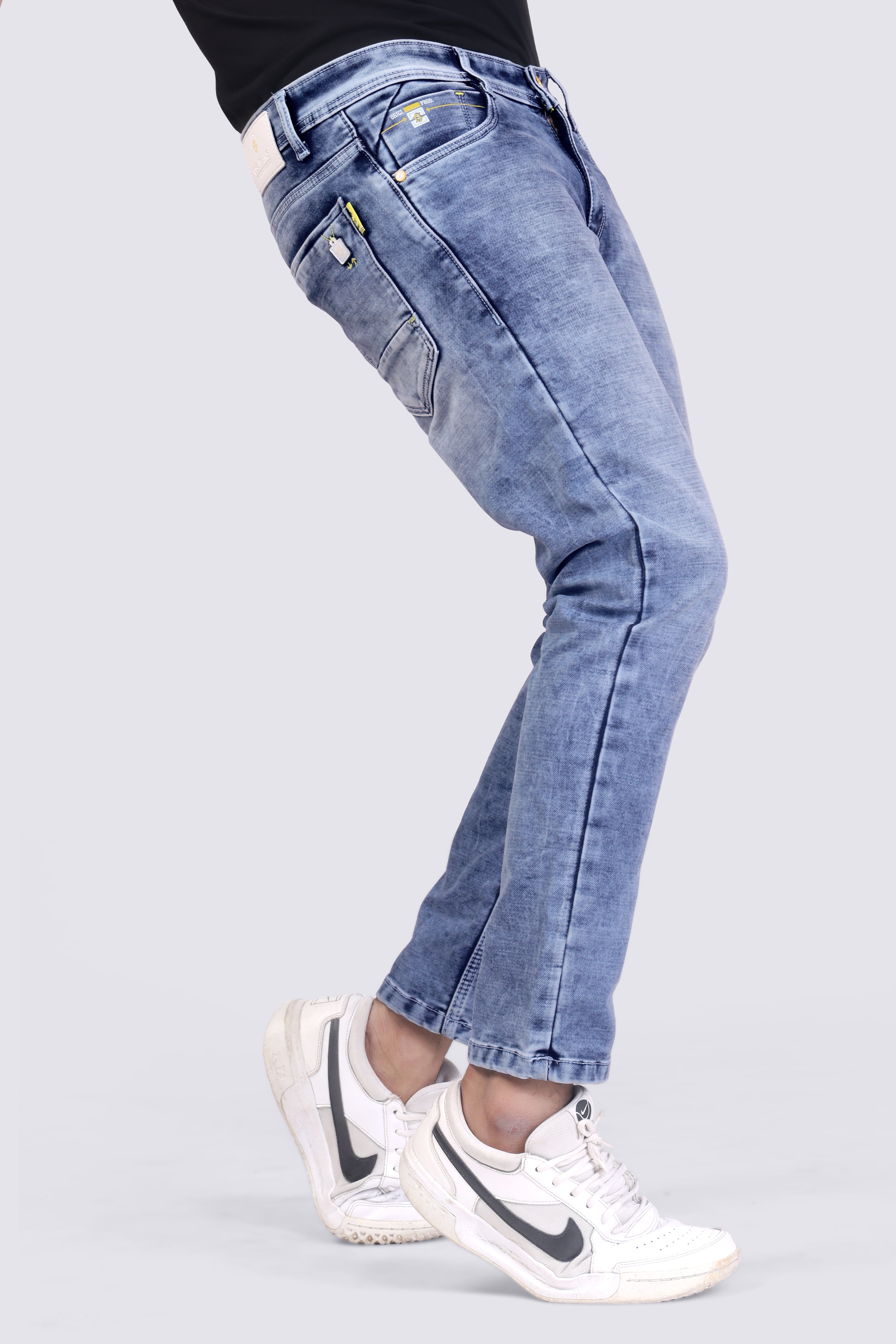 Crystal Blue Denim Jeans for men