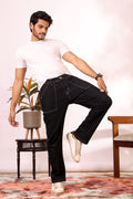 Raw-Wash Double Stitch Jeans