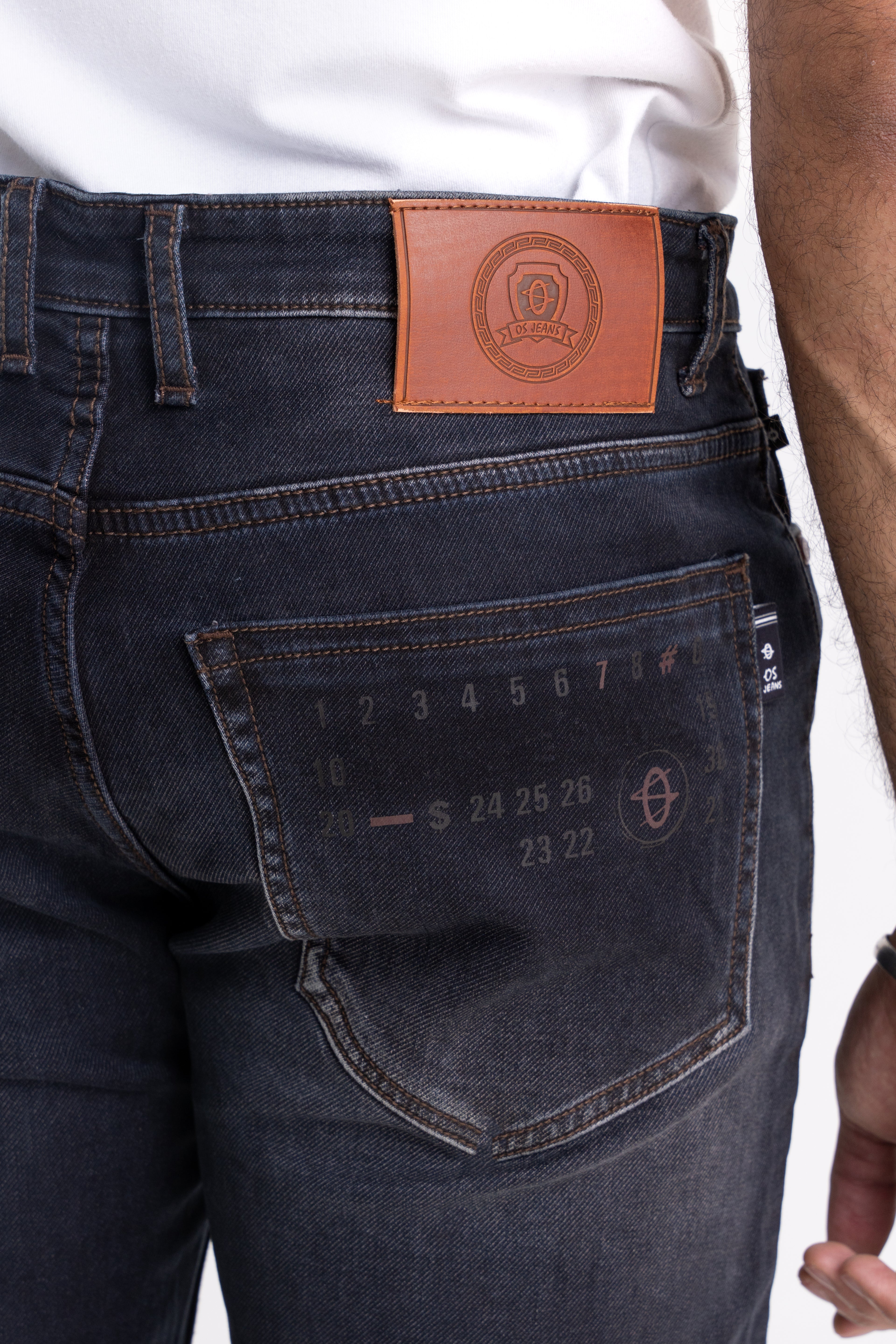 Straight Fit Back Pocket Jeans