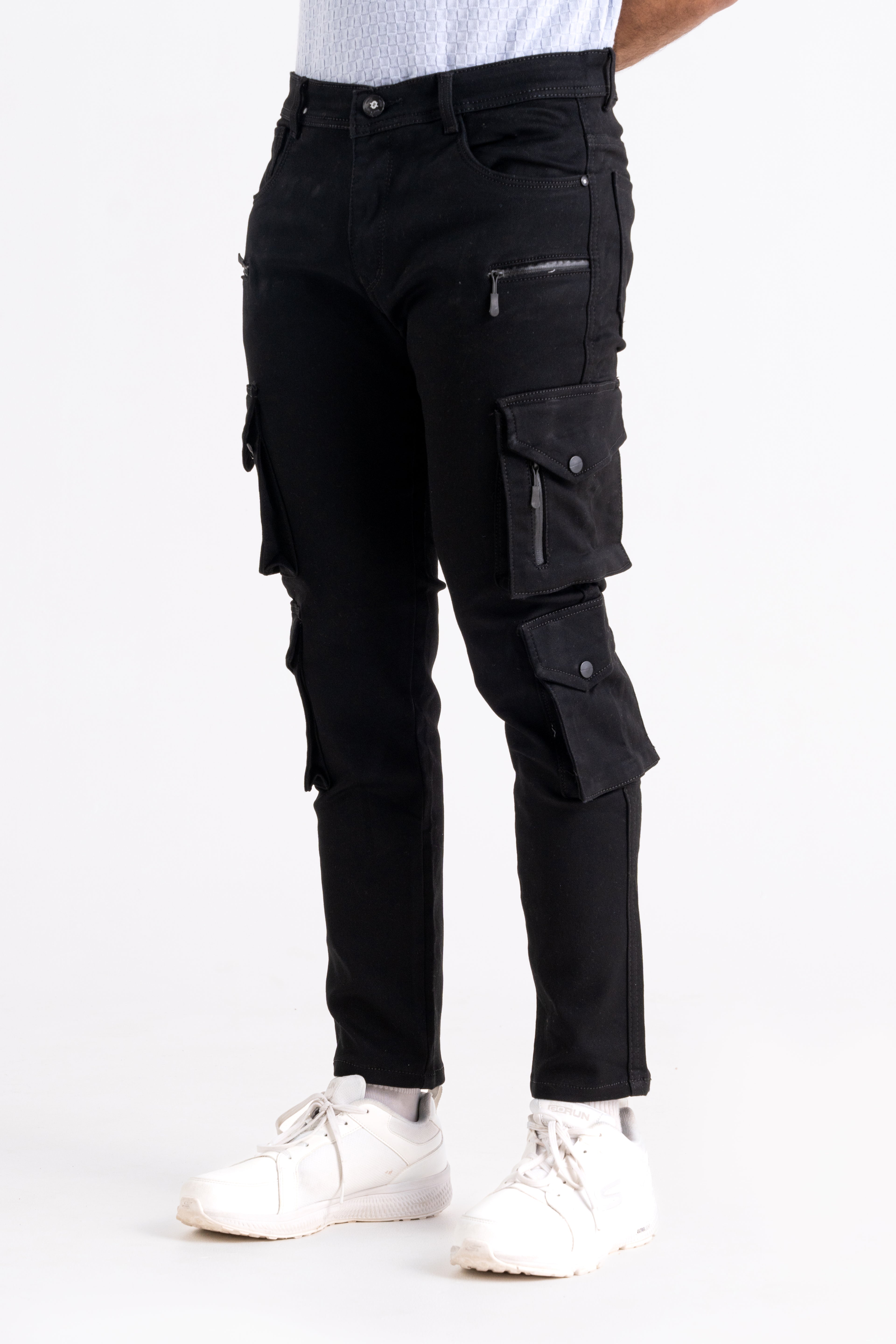 Black 6-Pocket Cargo