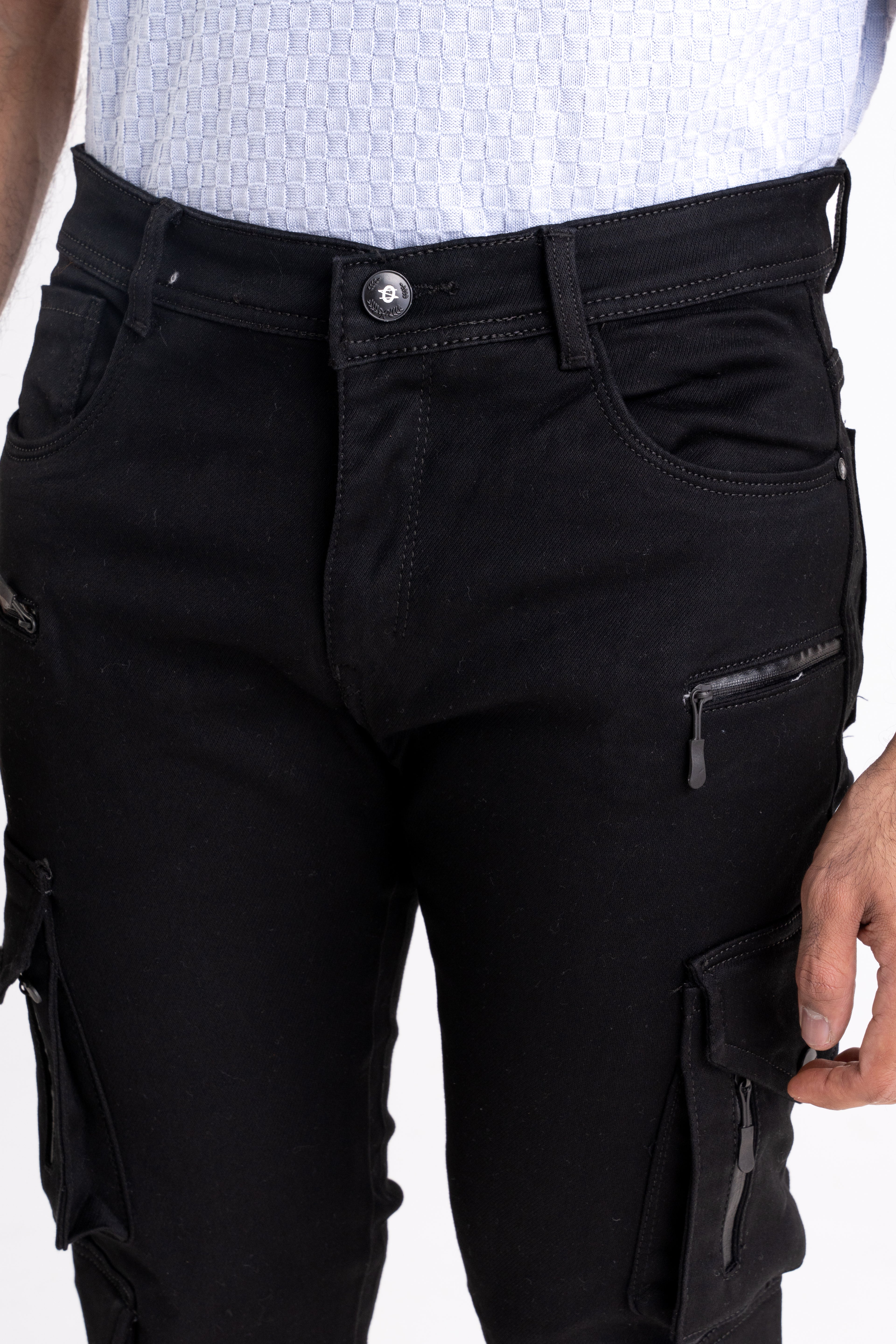 Black 6-Pocket Cargo