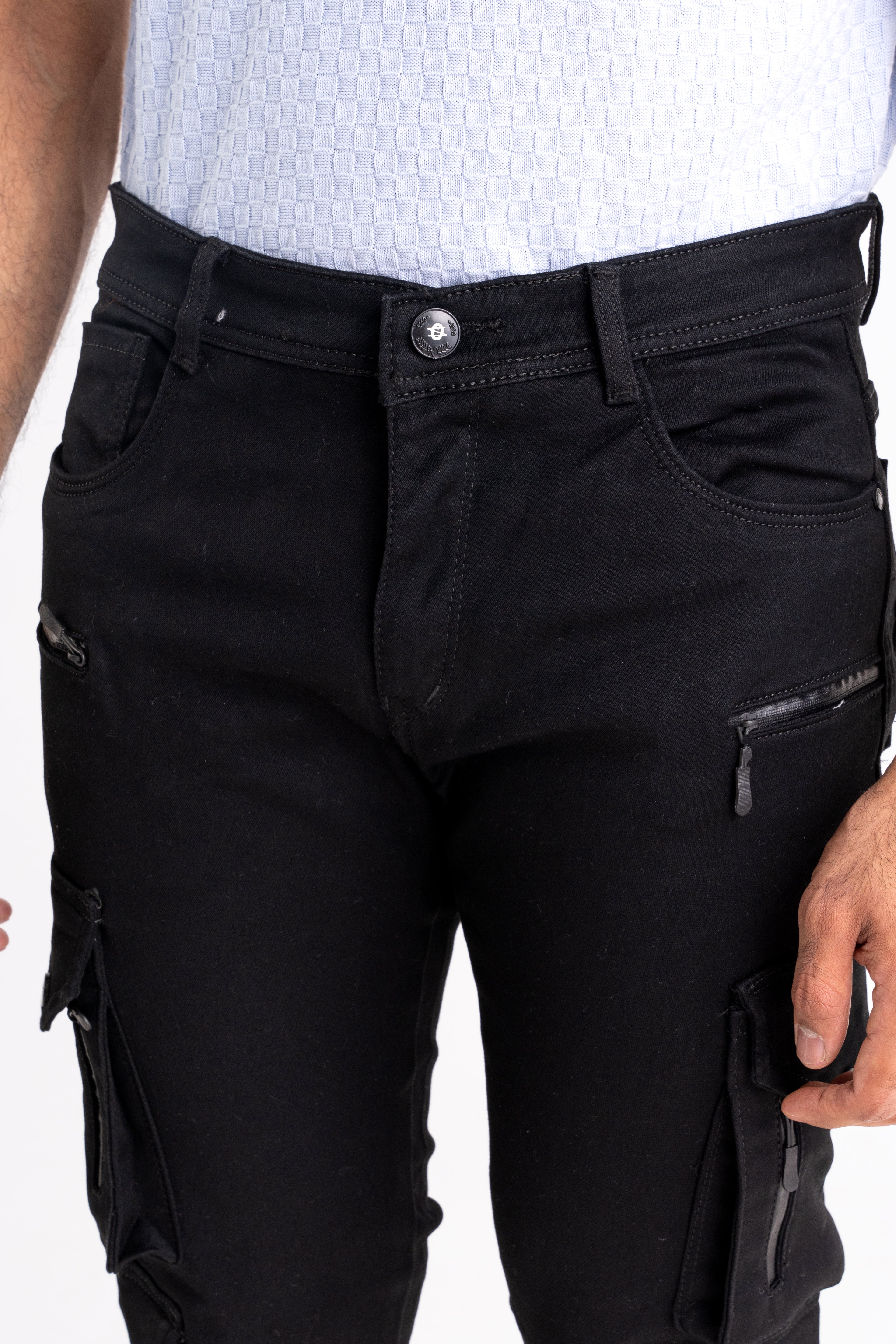 Black 6-Pocket Cargo