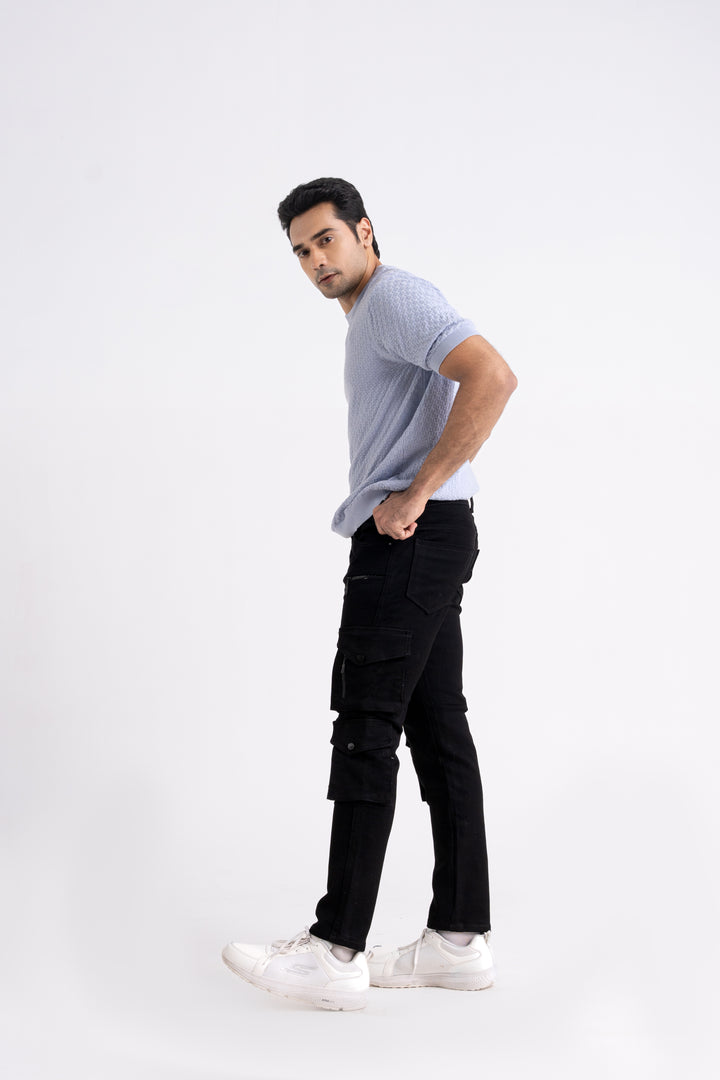 Black 6-Pocket Cargo