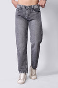 Men's Light Grey Straight Fit denim Jeans