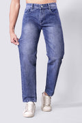 Men's Stylish Blue Straight Fit Denim Jeans